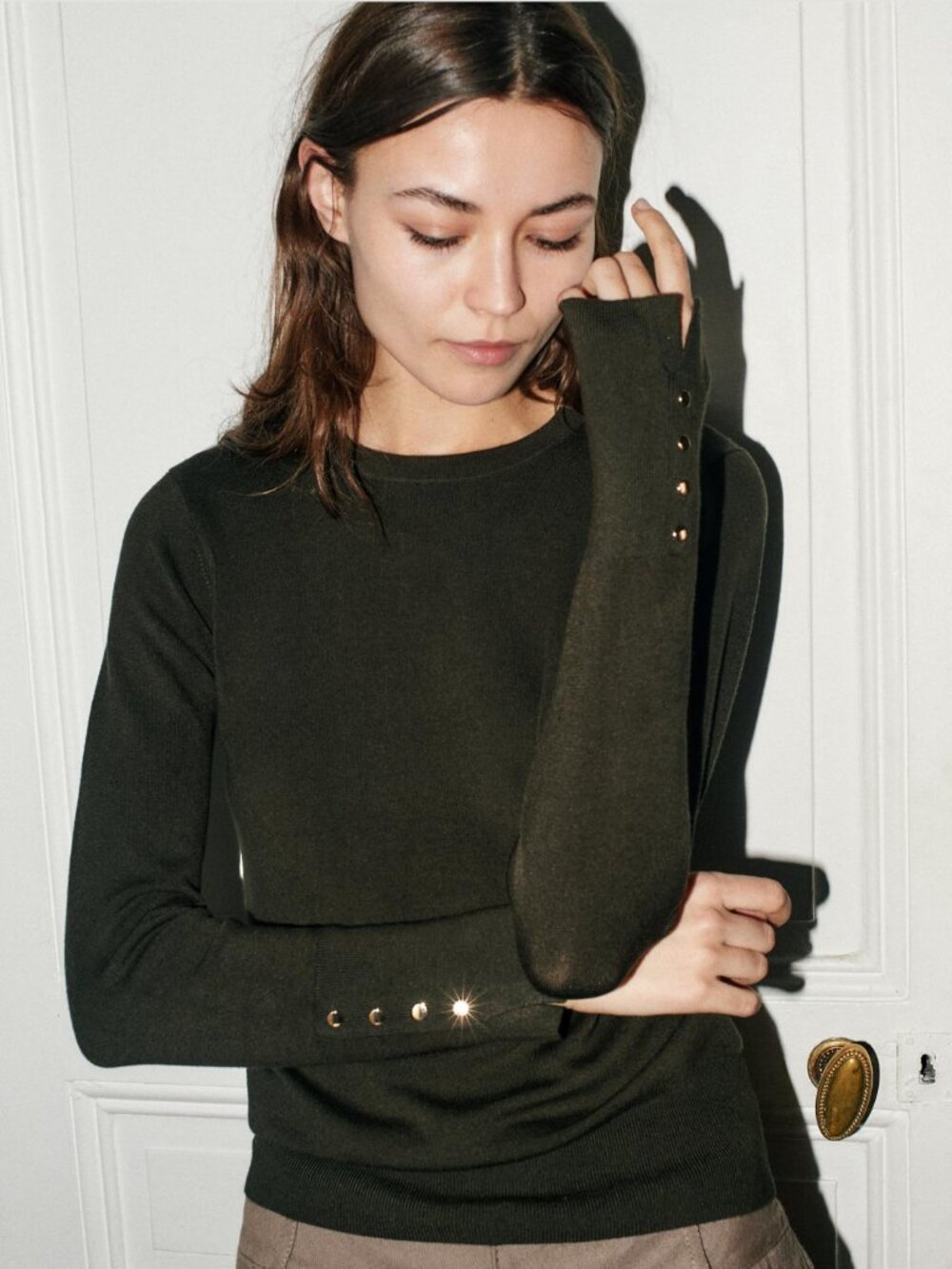ZARA Basic Plain Knit Sweater
